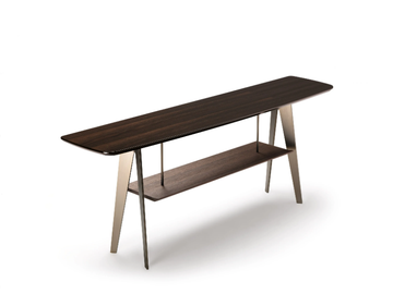 DOWNTOWN - Rectangular Sucupira console table by Arketipo - view 2