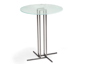 ODISSEY - Round metal and glass coffee table by Arketipo - view 2