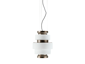 KÉPI - Titanium pendant lamp by Arketipo - view 2