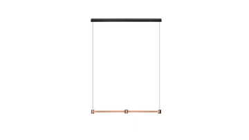 ART BASE DIRECT & INDIRECT - LED brass pendant lamp by Arkoslight - view 3
