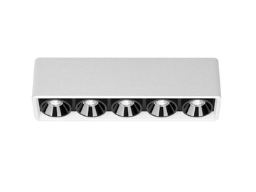 BLACK FOSTER MICRO SURFACE 5 - Multiple LED aluminium spotlight by Arkoslight - view 3