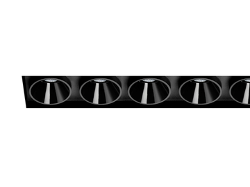 BLACK FOSTER ASYMMETRIC TRIMLESS 10 - Recessed LED multiple aluminium spotlight by Arkoslight - view 3