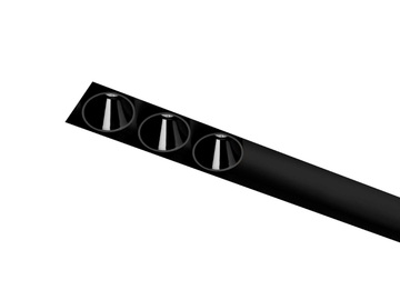 BLACK FOSTER CUSTOM - Aluminium linear lighting profile for LED modules by Arkoslight - view 2