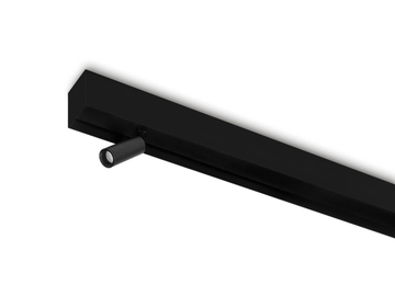 BLACK FOSTER CUSTOM SURFACE FIT 27 - Ceiling mounted linear lighting profile for downlights by Arkoslight - view 2