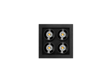 BLACK FOSTER MICRO RECESSED 2X2 - Recessed LED multiple aluminium spotlight by Arkoslight - view 2