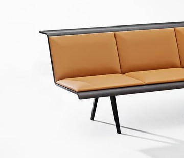 ZINTA WAITING - Modular multi-layer wood bench by Arper - view 3