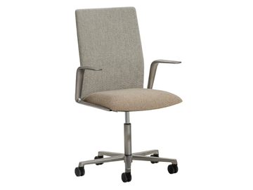 KINESIT MET - Fabric office chair with 5-Spoke base by Arper - view 2