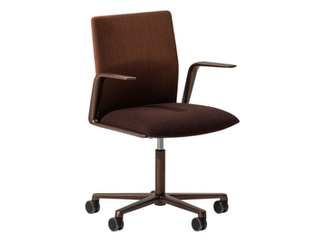 KINESIT MET - Fabric office chair with castors with armrests by Arper - view 2