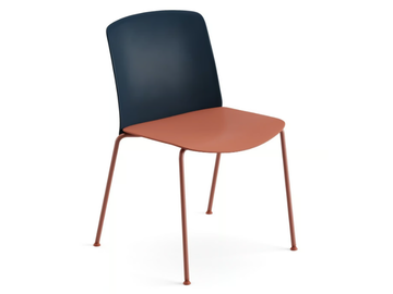 MIXU - Polypropylene and plywood stackable chair by Arper - view 2