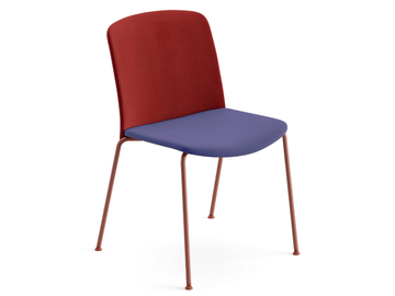 MIXU - Upholstered stackable fabric chair by Arper - view 2