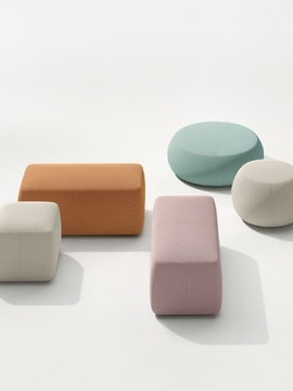 PIX 67 - Upholstered pouf by Arper - view 3