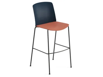 MIXU - High stackable barstool by Arper - view 2