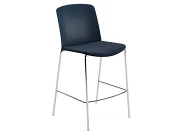 MIXU - Upholstered and stackable fabric stool by Arper - view 2