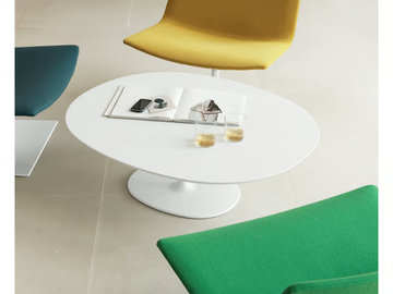 DIZZIE H 35 - Low oval coffee table by Arper - view 3