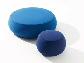 PIX 95 - Upholstered pouf by Arper - view 3