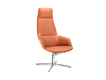 ASTON LOUNGE - Swivel executive chair with 4-spoke base with armrests by Arper - view 2
