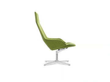 ASTON LOUNGE - Swivel executive chair with 4-spoke base with armrests by Arper - view 3