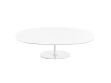 DIZZIE H 35 - Low oval coffee table by Arper - view 2