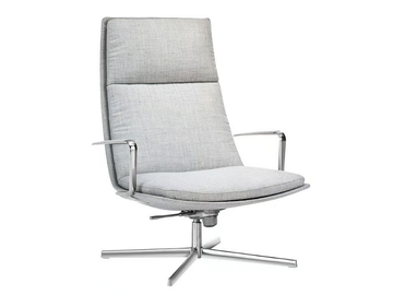 CATIFA 70 - Upholstered armchair with armrests with 4-spoke base by Arper - view 3