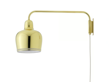 A330S "GOLDEN BELL" - Adjustable brass wall lamp by Artek - view 2