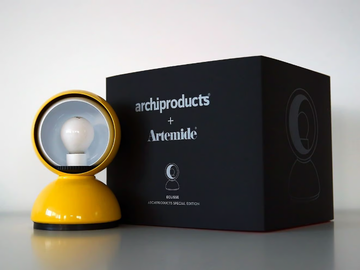 ECLISSE Archiproducts Limited Edition - Painted metal table lamp by Artemide - view 2