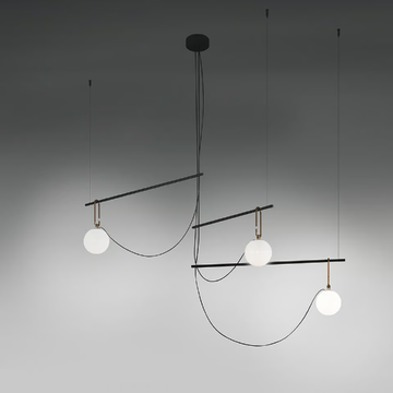 NH S - LED blown glass pendant lamp by Artemide - view 3
