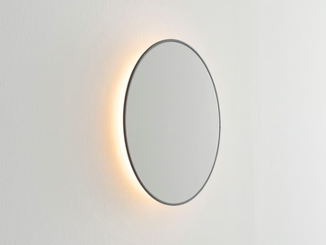 SE/ES - Round wall-mounted mirror with integrated lighting by Artemide - view 3