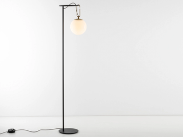NH - LED blown glass floor lamp by Artemide - view 2