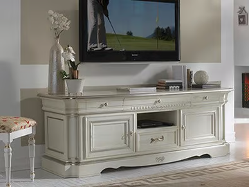 DOGI - Low wooden TV cabinet by Arvestyle - view 2