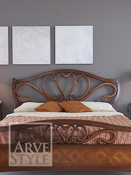 NAIMA - Solid wood double bed by Arvestyle - view 3
