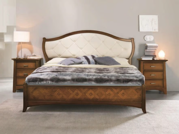 NAIMA - Double bed with upholstered headboard by Arvestyle - view 2