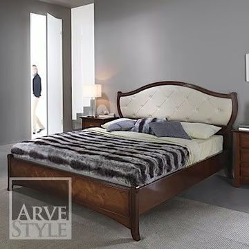 NAIMA - Double bed with upholstered headboard by Arvestyle - view 3