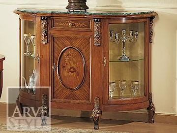 ELEONORA - Solid wood display cabinet by Arvestyle - view 2