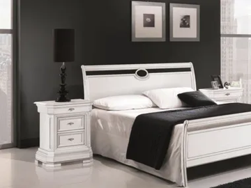 CAPRI - Solid wood bedside table with drawers by Arvestyle - view 2