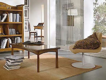 NAIMA - Rectangular solid wood coffee table by Arvestyle - view 2
