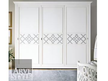 NAIMA - Solid wood wardrobe with sliding doors by Arvestyle - view 2