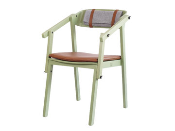 ATELIER - Chair with integrated cushion by Askia - view 2