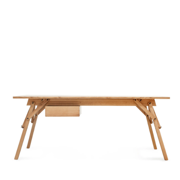 ATELIER - Oak writing desk with drawers by Askia - view 3