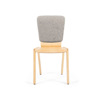 TIPRO - Stackable chair with integrated cushion by Askia - view 3