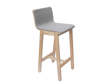 VERSION 3 - High upholstered fabric stool by Askia - view 3
