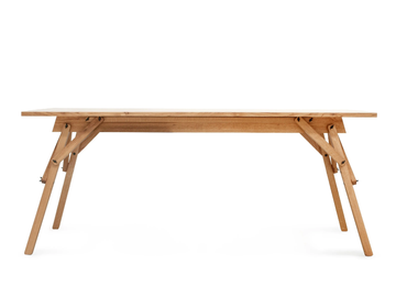 ATELIER - Rectangular oak writing desk by Askia - view 2