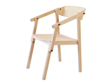 ATELIER - Ash chair with armrests by Askia - view 2