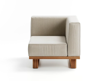 9.ZERO 1S RIGHT CORNER - Technical fabric garden armchair by Atmosphera - view 3
