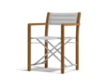 DAKOTA - Textilene and teak chair with armrests by Atmosphera - view 2