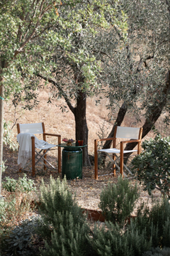 DAKOTA - Textilene and teak chair with armrests by Atmosphera - view 3