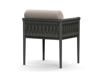 DANDY 2.0 - Upholstered fabric garden chair with armrests by Atmosphera - view 3