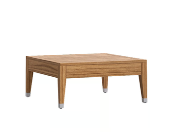 DESERT - Low square teak coffee table by Atmosphera - view 2