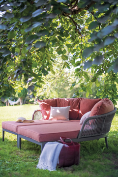 DREAM 2.0 - Upholstered aluminium Garden daybed by Atmosphera - view 3