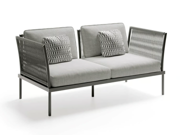 FLASH CENTRAL MODULE 2P - 2 seater fabric garden sofa by Atmosphera - view 2
