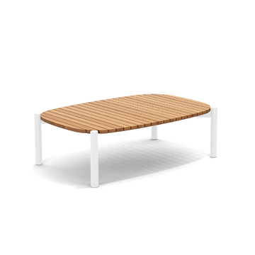LOBSTER - Low rectangular teak garden side table by Atmosphera - view 3